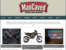Tablet Screenshot of mancaved.com